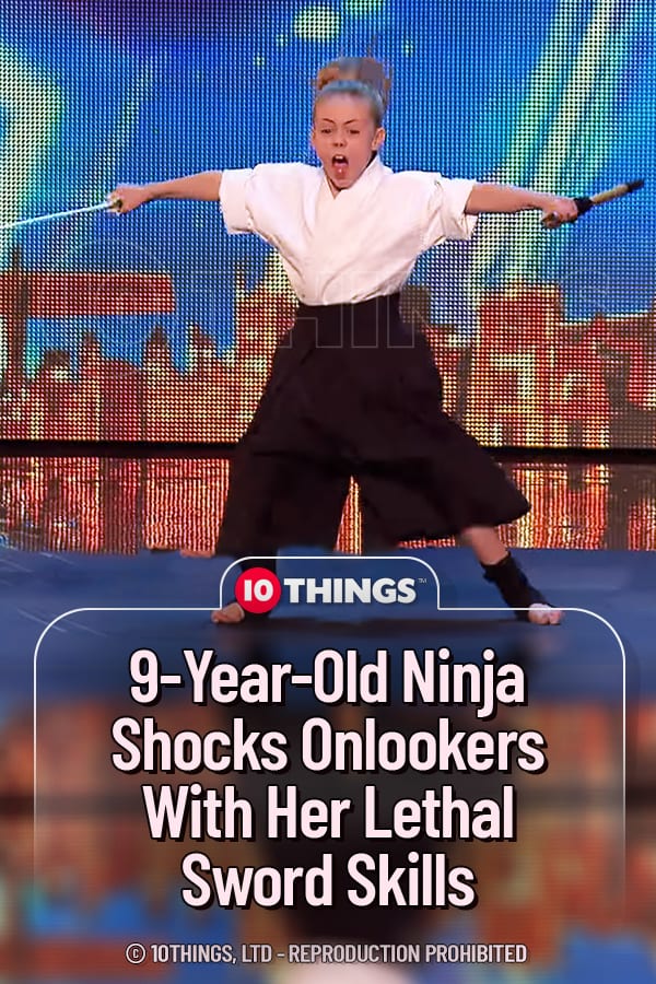 9-Year-Old Ninja Shocks Onlookers With Her Lethal Sword Skills