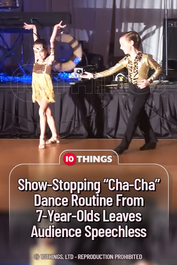 Show-Stopping “Cha-Cha” Dance Routine From 7-Year-Olds Leaves Audience Speechless