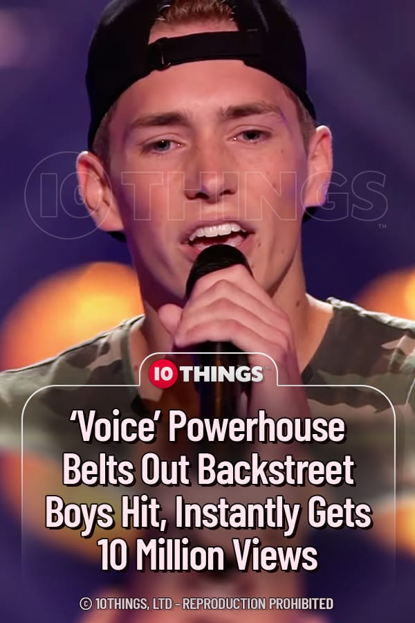 ‘Voice’ Powerhouse Belts Out Backstreet Boys Hit, Instantly Gets 10 Million Views