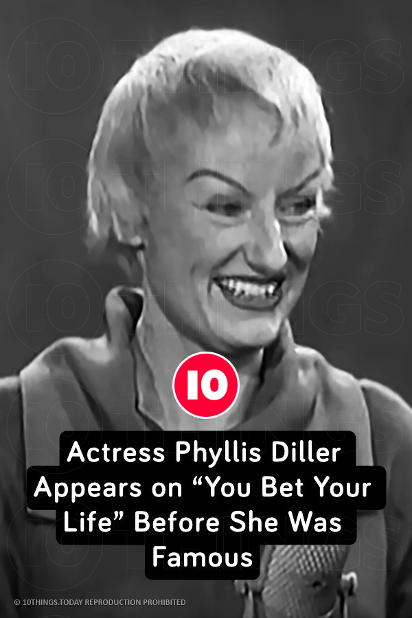 Actress Phyllis Diller Appears on “You Bet Your Life” Before She Was Famous