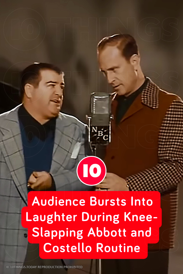 Audience Bursts Into Laughter During Knee-Slapping Abbott and Costello Routine