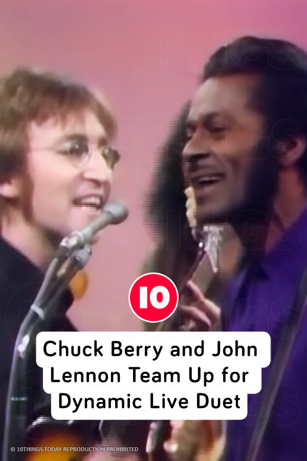 Chuck Berry and John Lennon Team Up for Dynamic Live Duet