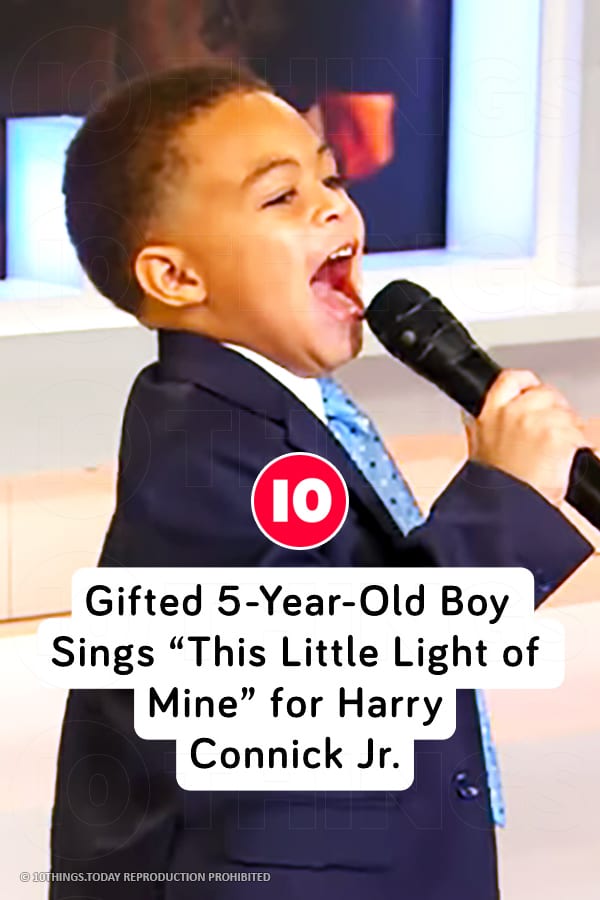 Gifted 5-Year-Old Boy Sings “This Little Light of Mine” for Harry Connick Jr.