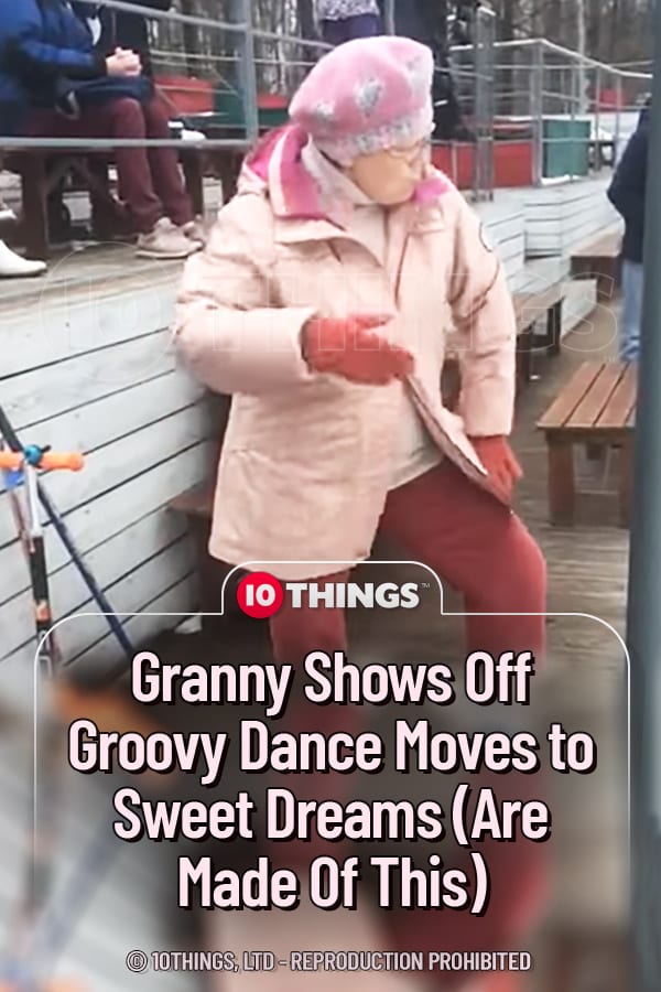 Granny Shows Off Groovy Dance Moves to Sweet Dreams (Are Made Of This)