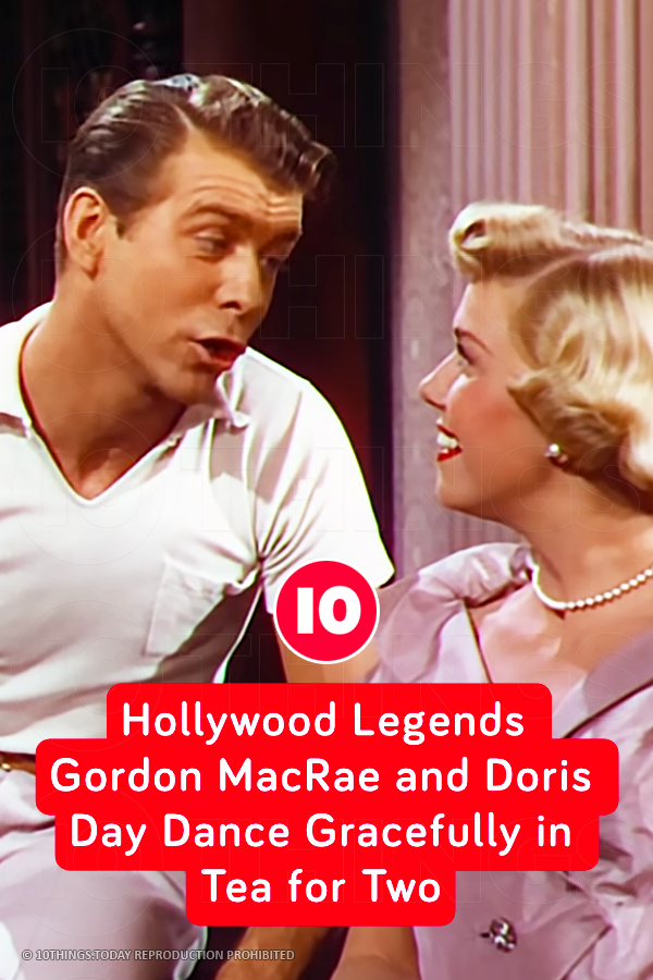 Hollywood Legends Gordon MacRae and Doris Day Dance Gracefully in Tea for Two