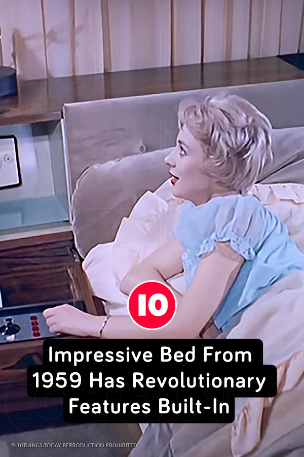 Impressive Bed From 1959 Has Revolutionary Features Built-In