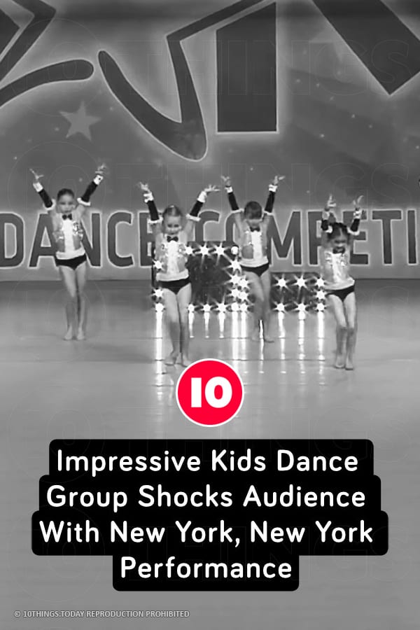Impressive Kids Dance Group Shocks Audience With New York, New York Performance