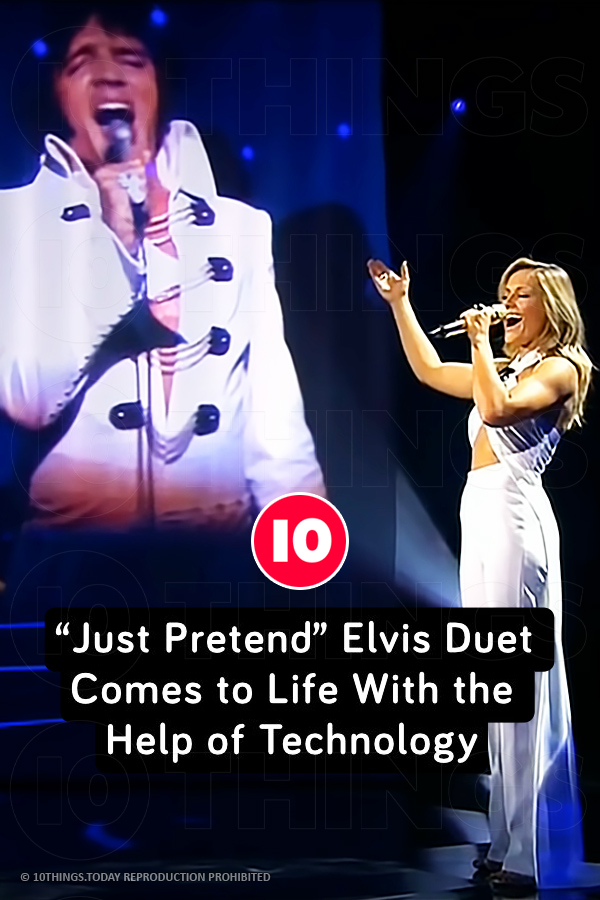 “Just Pretend” Elvis Duet Comes to Life With the Help of Technology