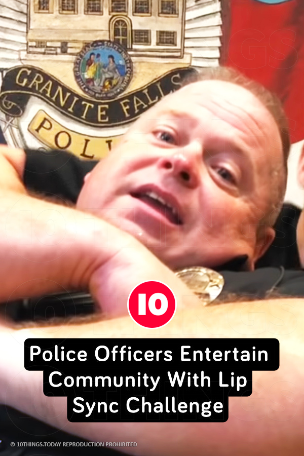 Police Officers Entertain Community With Lip Sync Challenge