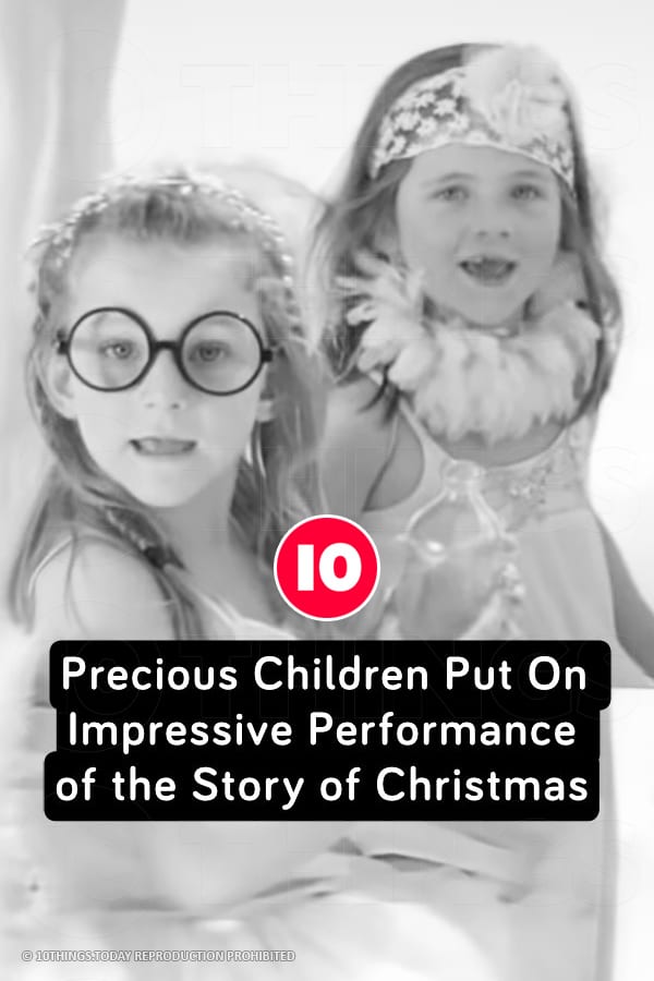 Precious Children Put On Impressive Performance of the Story of Christmas