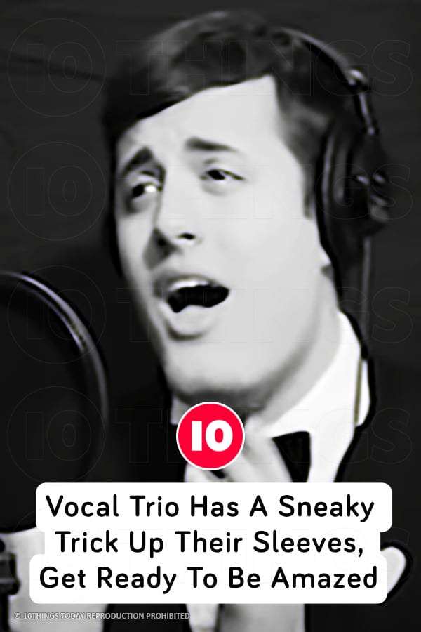 Vocal Trio Has A Sneaky Trick Up Their Sleeves, Get Ready To Be Amazed