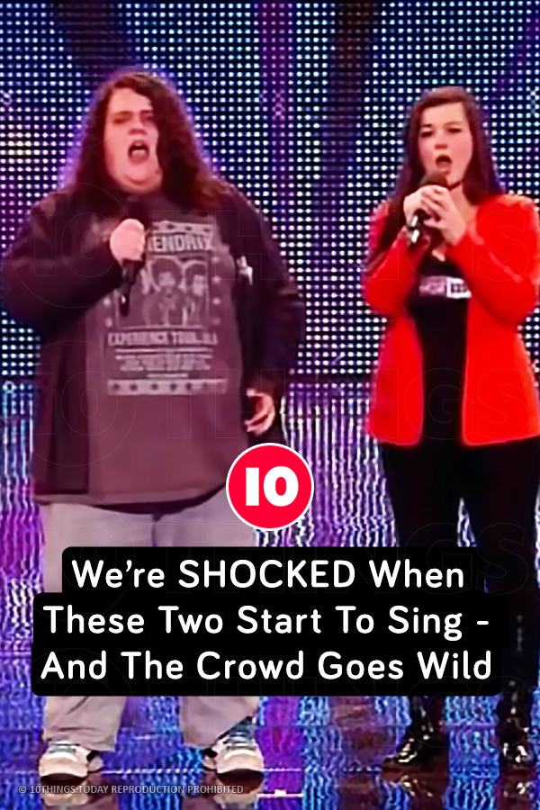 We’re SHOCKED When These Two Start To Sing - And The Crowd Goes Wild