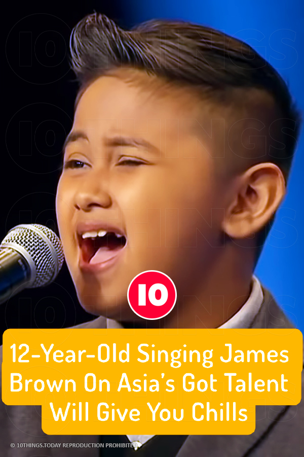12-Year-Old Singing James Brown On Asia’s Got Talent Will Give You Chills