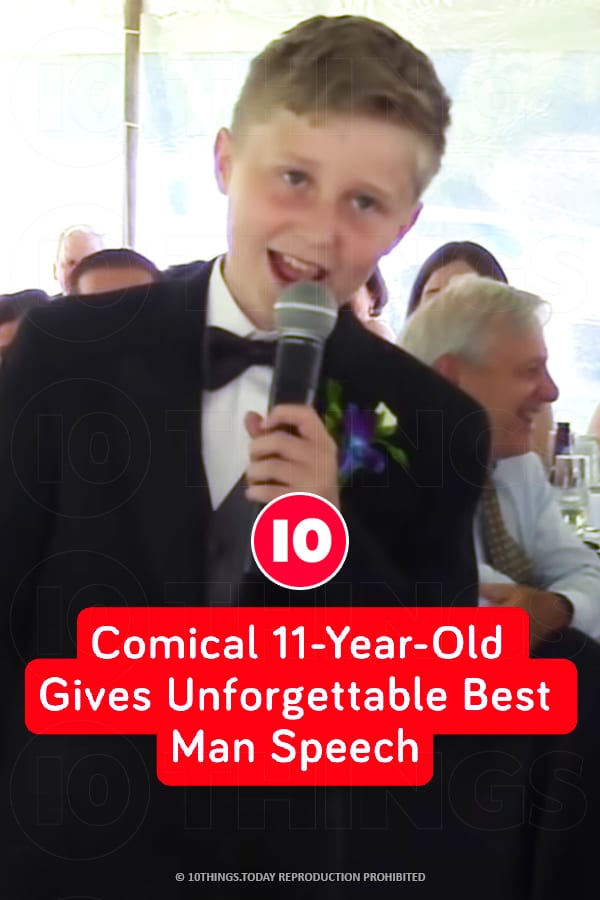 Comical 11-Year-Old Gives Unforgettable Best Man Speech