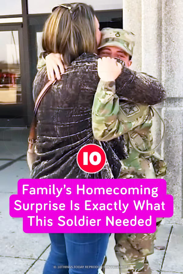 Family’s Homecoming Surprise Is Exactly What This Soldier Needed