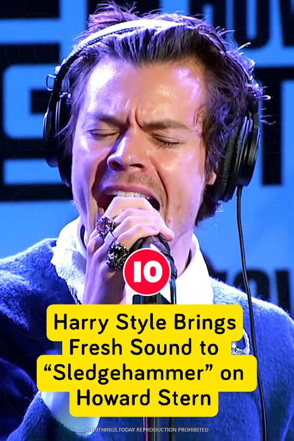 Harry Style Brings Fresh Sound to “Sledgehammer” on Howard Stern
