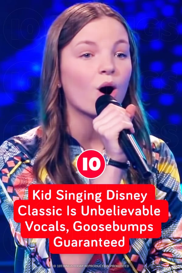 Kid Singing Disney Classic Is Unbelievable Vocals, Goosebumps Guaranteed