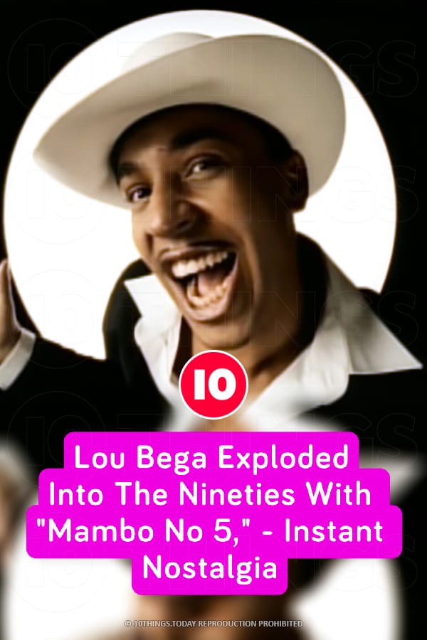 Lou Bega Exploded Into The Nineties With \