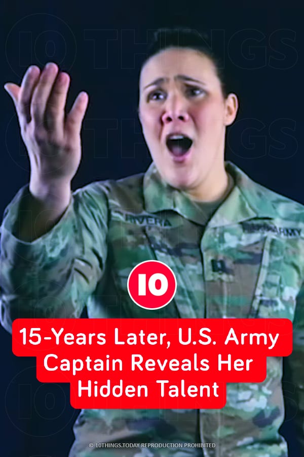 15-Years Later, U.S. Army Captain Reveals Her Hidden Talent