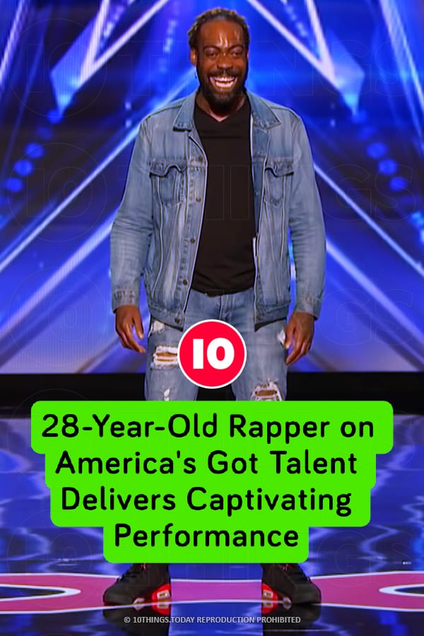 28-Year-Old Rapper on America\'s Got Talent Delivers Captivating Performance