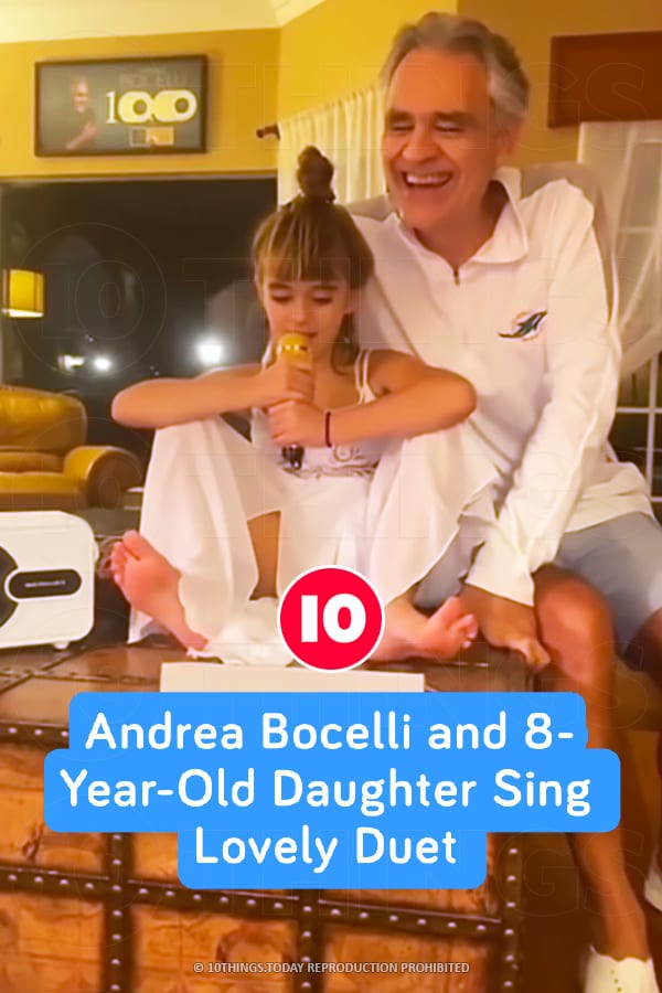 Andrea Bocelli and 8-Year-Old Daughter Sing Lovely Duet