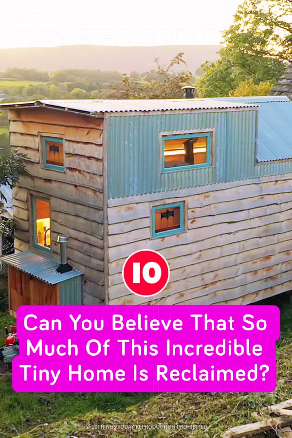 Can You Believe That So Much Of This Incredible Tiny Home Is Reclaimed?