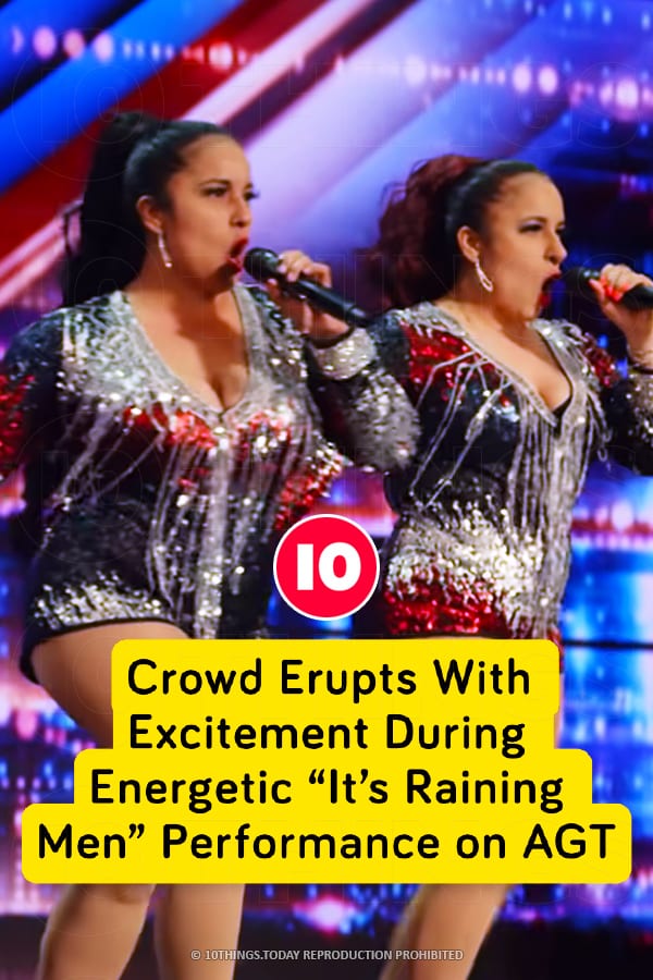 Crowd Erupts With Excitement During Energetic “It’s Raining Men” Performance on AGT