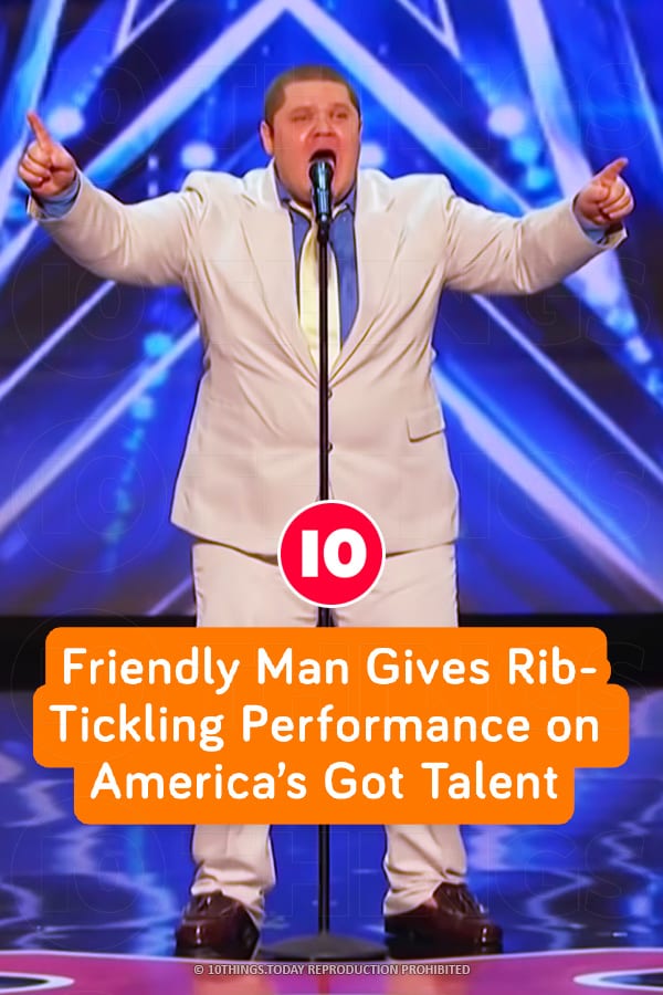 Friendly Man Gives Rib-Tickling Performance on America’s Got Talent