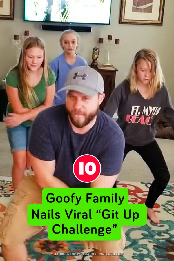 Goofy Family Nails Viral “Git Up Challenge”