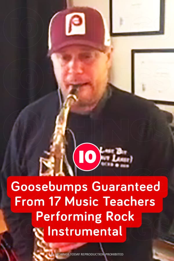 Goosebumps Guaranteed From 17 Music Teachers Performing Rock Instrumental