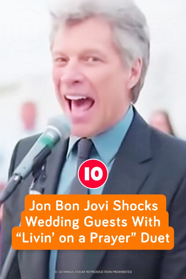 Jon Bon Jovi Shocks Wedding Guests With “Livin’ on a Prayer” Duet