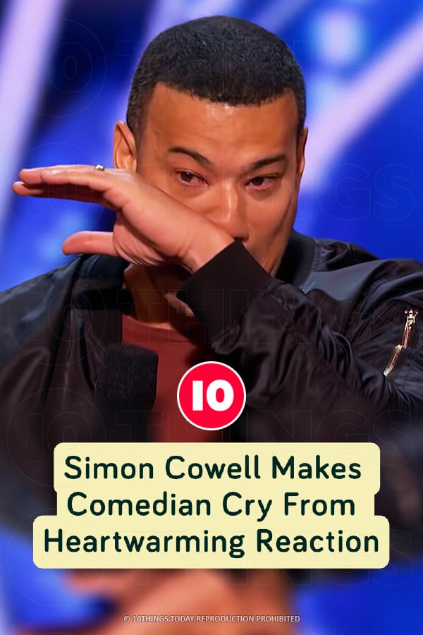 Simon Cowell Makes Comedian Cry From Heartwarming Reaction