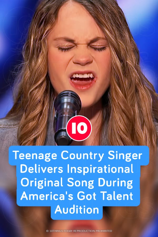 Teenage Country Singer Delivers Inspirational Original Song During America\'s Got Talent Audition
