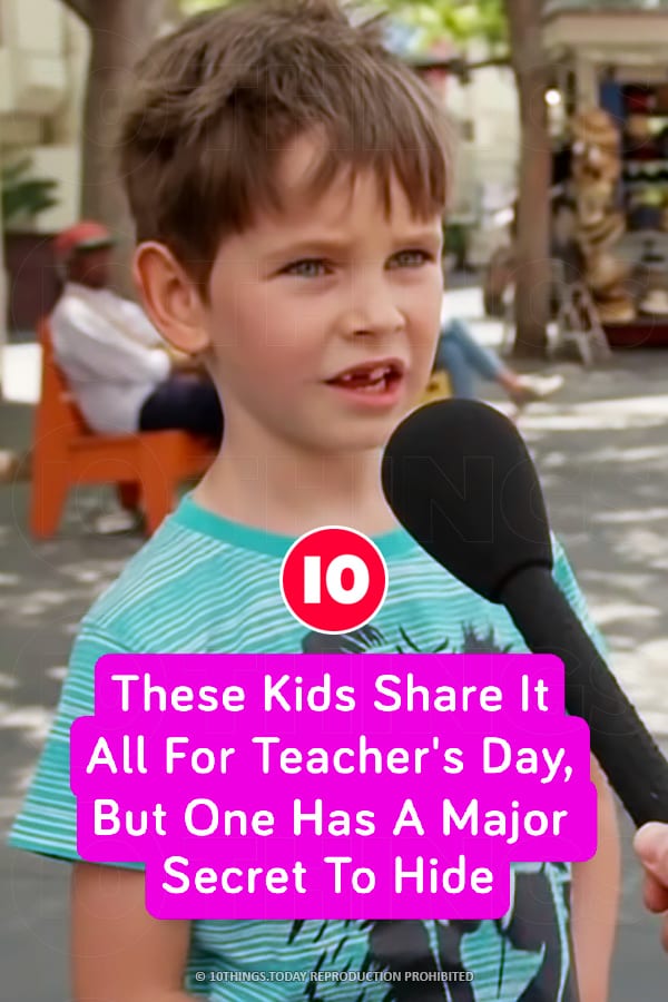 These Kids Share It All For Teacher\'s Day, But One Has A Major Secret To Hide