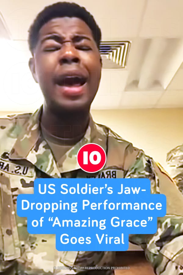 US Soldier’s Jaw-Dropping Performance of “Amazing Grace” Goes Viral
