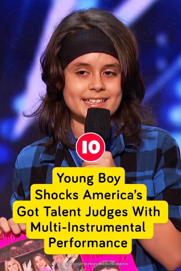 Young Boy Shocks America’s Got Talent Judges With Multi-Instrumental Performance
