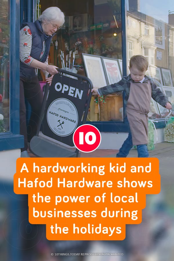 A hardworking kid and Hafod Hardware shows the power of local businesses during the holidays