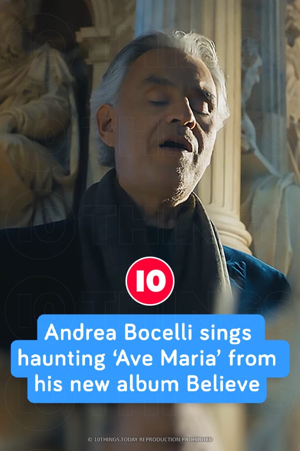 Andrea Bocelli sings ‘Ave Maria’ for the holidays