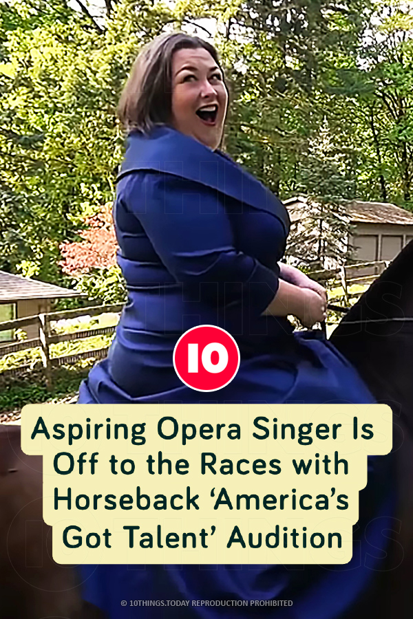 Aspiring Opera Singer Is Off to the Races with Horseback ‘America’s Got Talent’ Audition