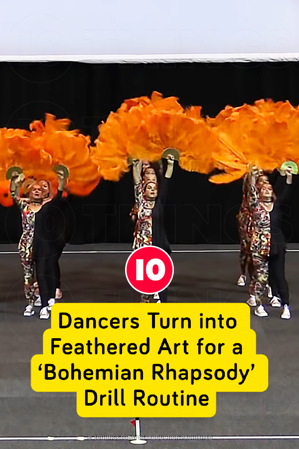 Dancers Turn into Feathered Art for a ‘Bohemian Rhapsody’ Drill Routine