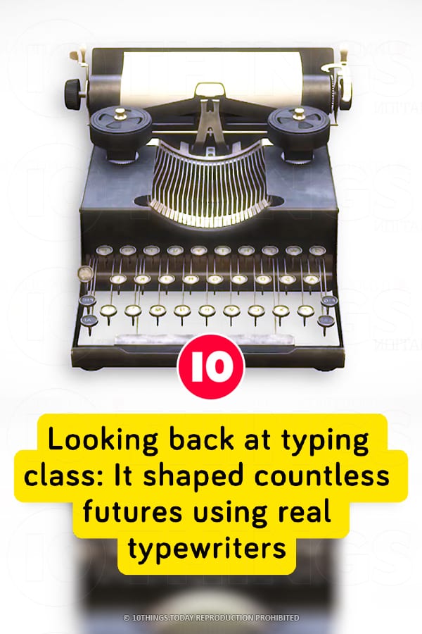 Looking back at typing class: It shaped countless futures using real typewriters