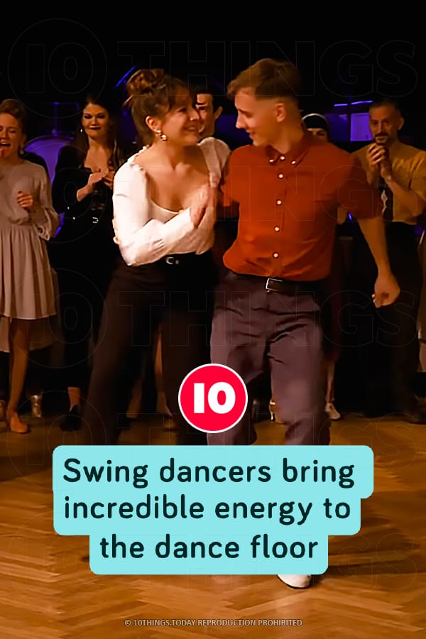 Swing dancers bring incredible energy to the dance floor