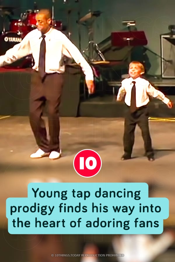 Young tap dancing prodigy finds his way into the heart of adoring fans