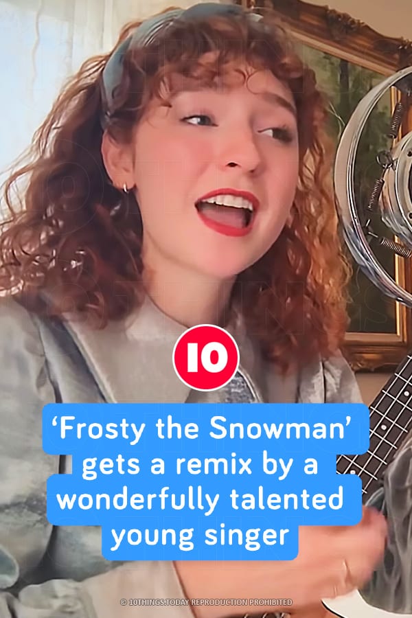 ‘Frosty the Snowman’ gets a remix by a wonderfully talented young singer