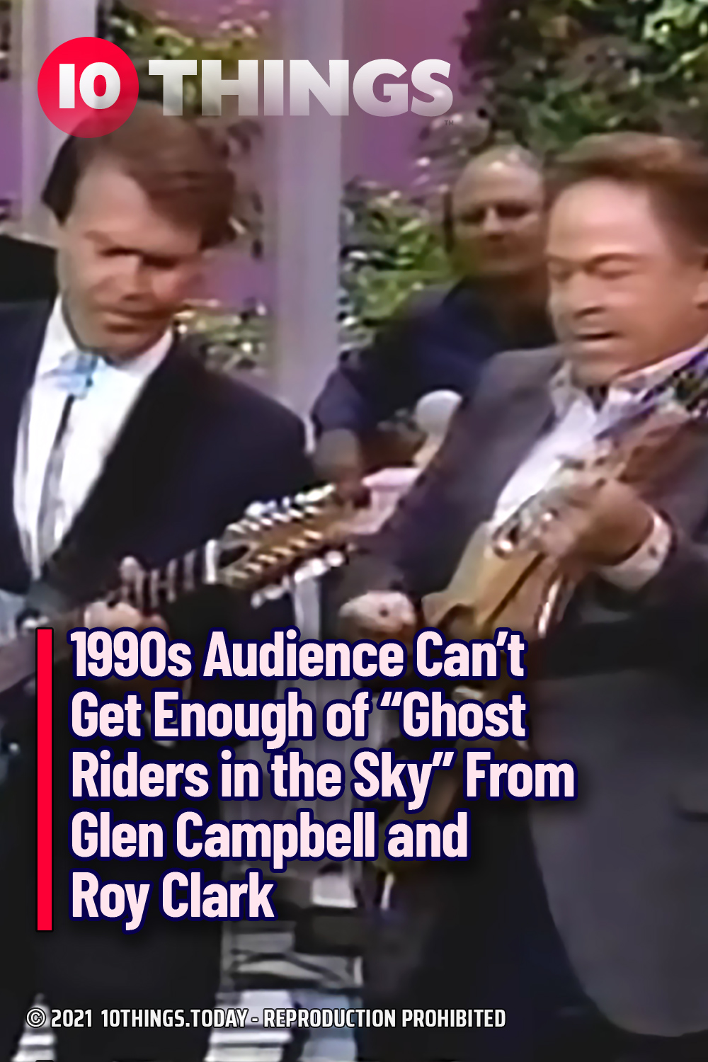 1990s Audience Can’t Get Enough of “Ghost Riders in the Sky” From Glen Campbell and Roy Clark