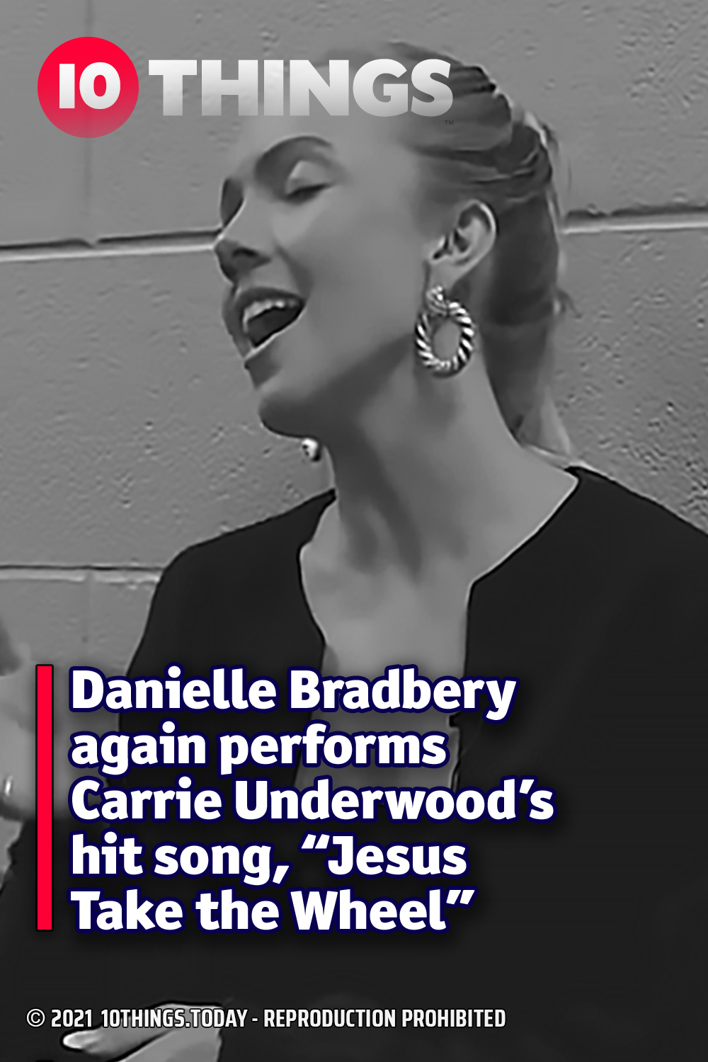 Danielle Bradbery again performs Carrie Underwood’s hit song, “Jesus Take the Wheel”