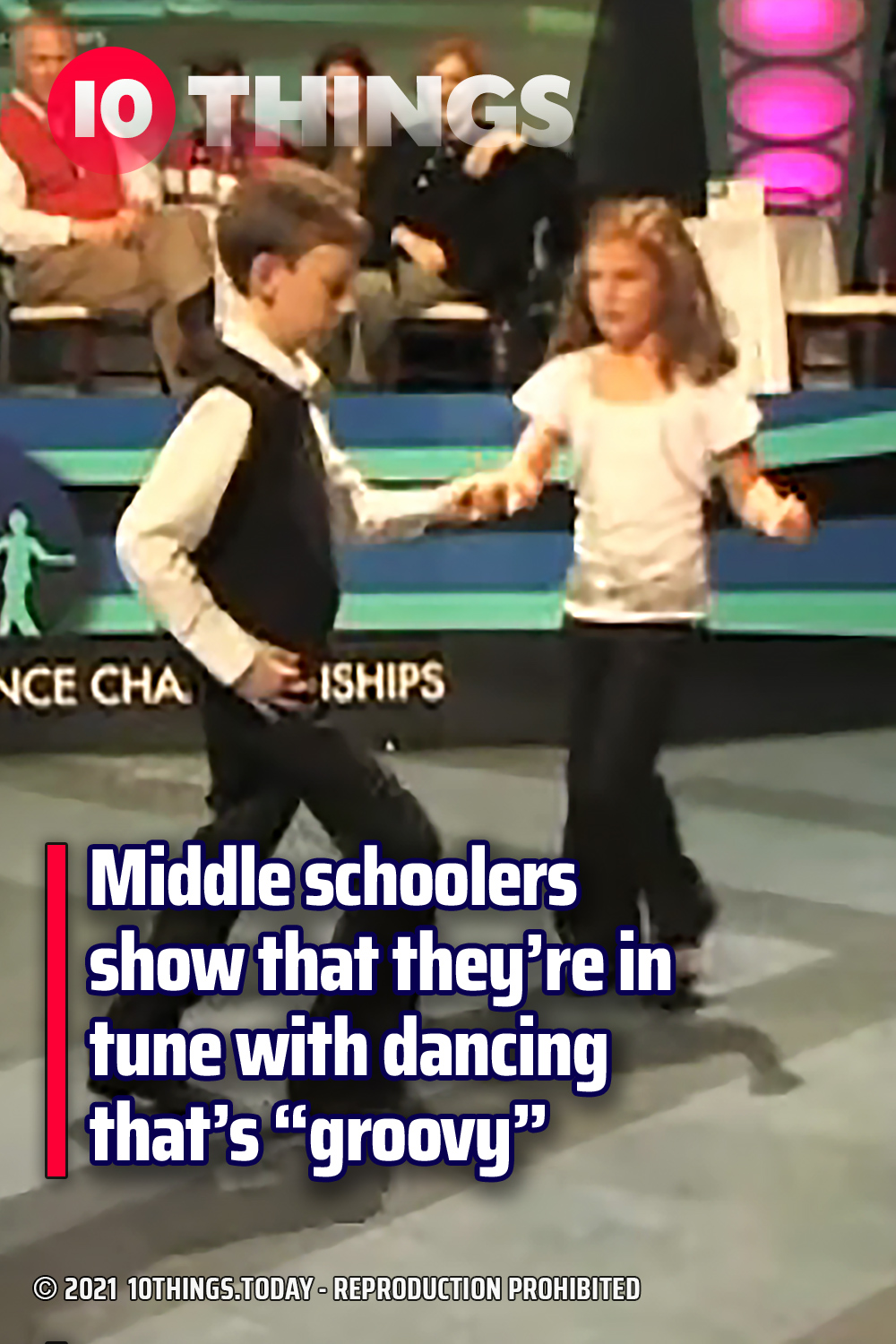 Middle schoolers show that they’re in tune with dancing that’s “groovy”