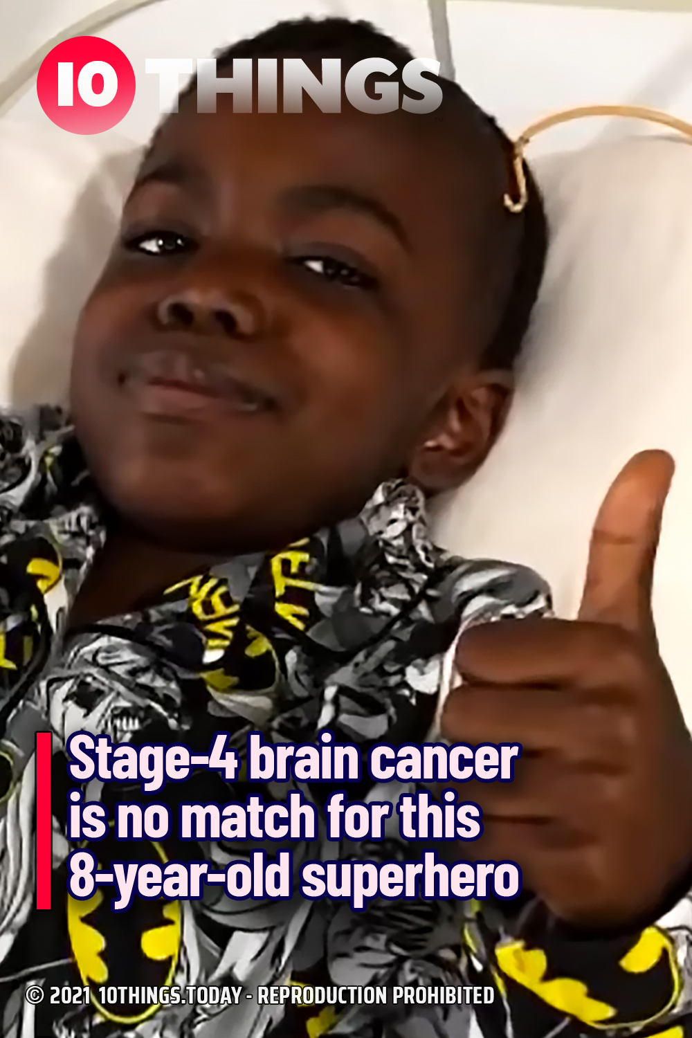Stage-4 brain cancer is no match for this 8-year-old superhero