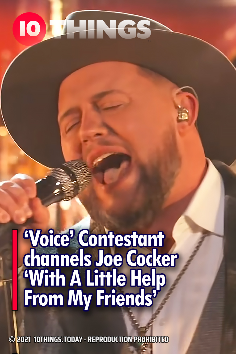 ‘Voice’ Contestant channels Joe Cocker ‘With A Little Help From My Friends’