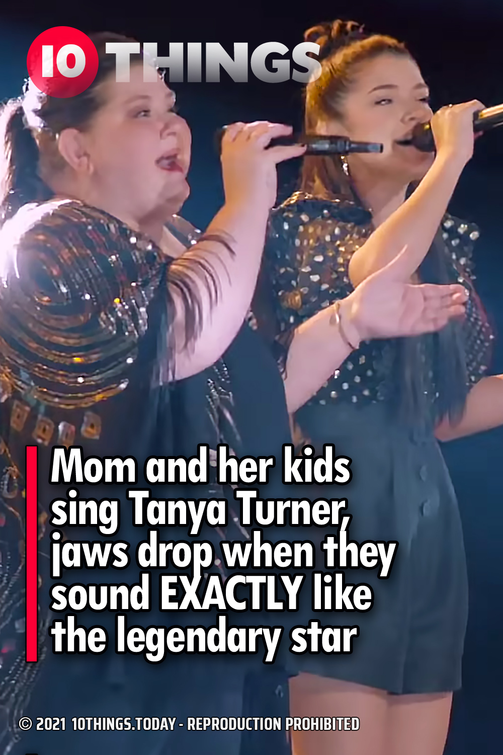 Mom and her kids sing Tanya Turner, jaws drop when they sound EXACTLY like the legendary star